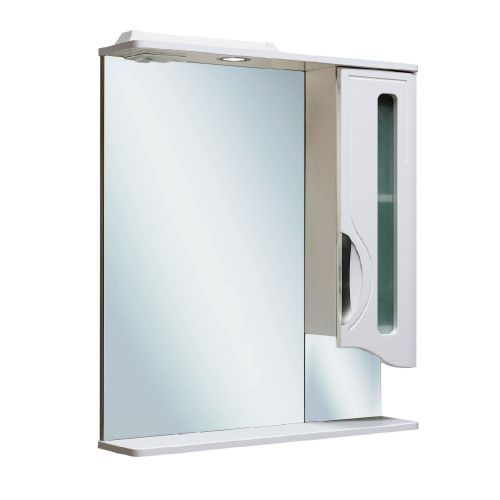 Зеркало-шкаф Runo ТОЛЕДО 00000001040 70х80 подвесной цвет белый