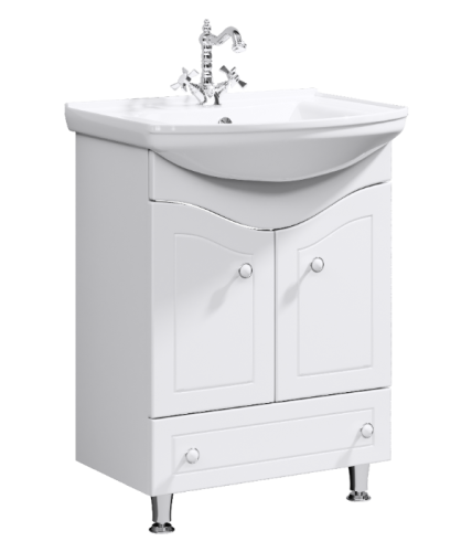 Тумба под раковину Aqwella Y FR0106 60х30 подвесная цвет белый