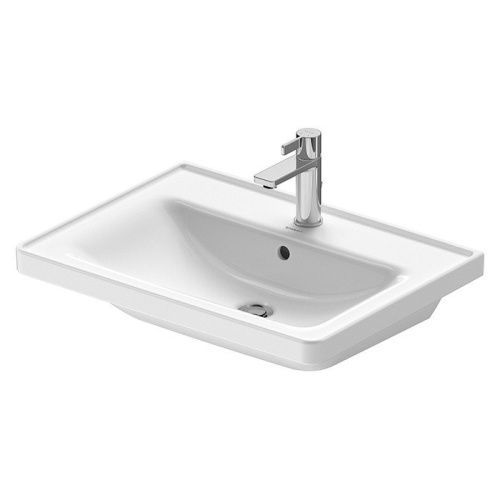 Раковина Duravit D-Neo 2367650000 70х50 подвесная цвет белый 1 отверстие под смеситель