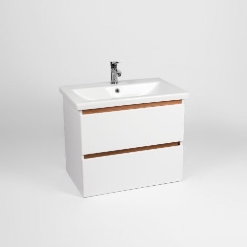 Тумба под раковину Viant Мальта VMAL60CO-T2YP 60х40 подвесная цвет белый