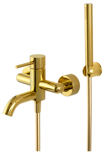 Смеситель для ванны Remer X Style X02DO настенный золото
