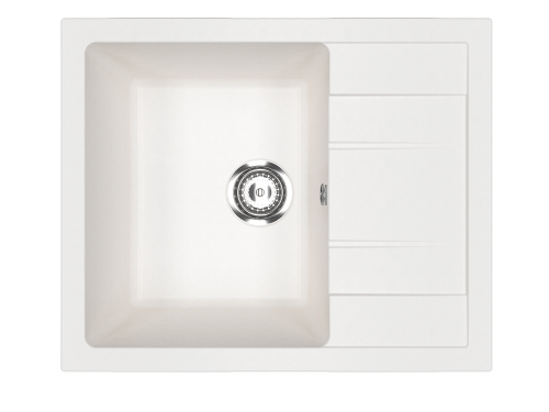 Кухонная мойка Ulgran Classic U-607-341 60х50 цвет белый