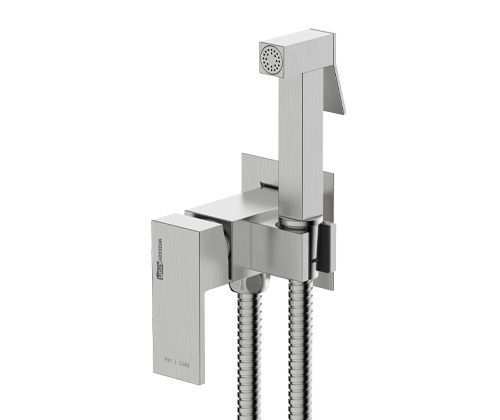 Гигиенический душ со смесителем Wasserkraft Встраиваемая продукция A71338 никель