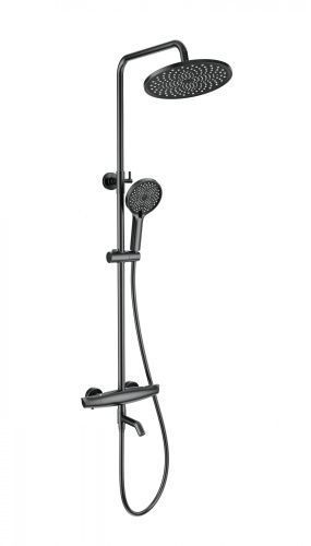 Душевая стойка Wonzon & Woghand Capsule WW-B3031-A2-BGG настенная цвет серый с термостатом