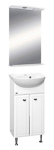 Тумба под раковину Misty Соло Э-Сол01040-0112Д 40х20 напольная цвет белый - фото 4