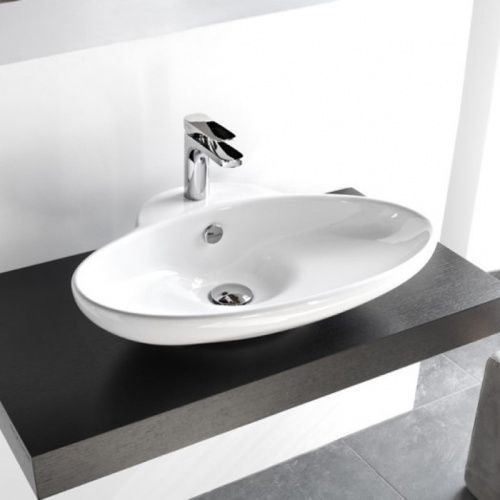Раковина керамическая Artceram Washbasin TFL004 01 00 bi*1 60 см встраиваемая цвет белый 1 отверстие под смеситель