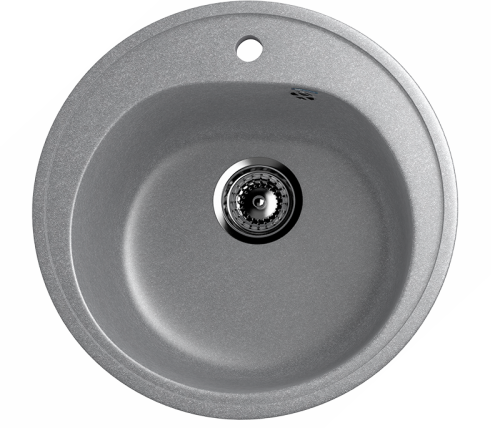 Кухонная мойка Ulgran Classic U-101-342 50х50 цвет серый