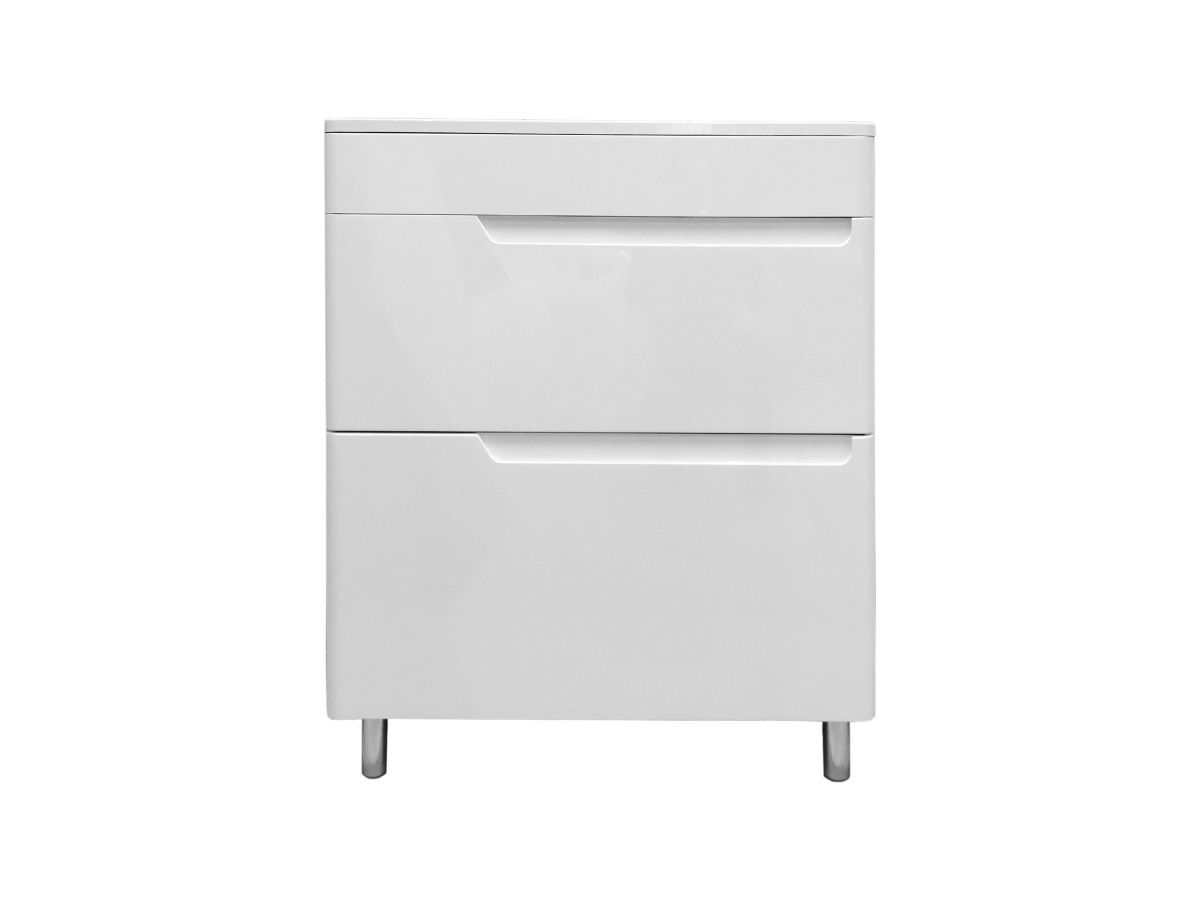 Тумба с раковиной Эстет Kare Luxe ФР-00007071 70х50 напольная цвет белый