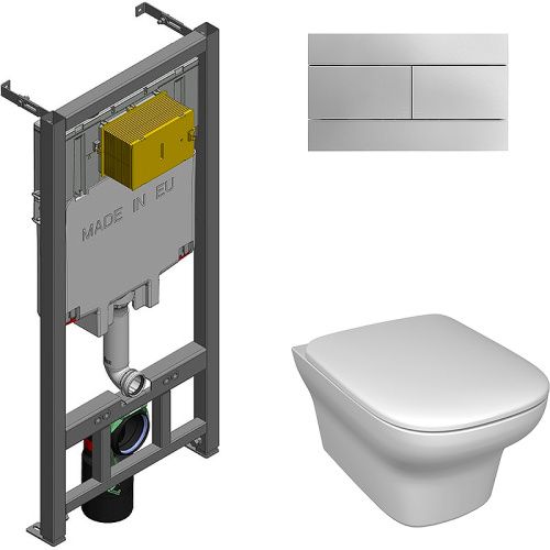 Комплект унитаз с инсталляцией с клавишей смыва Jacob Delafon Vox E21746RU-00