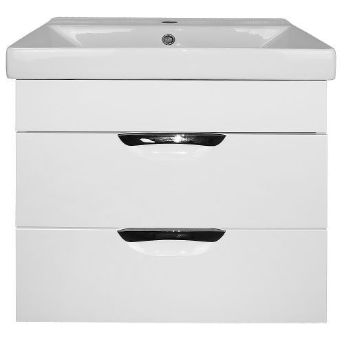 Тумба с раковиной Loranto Соло CS00091374 60х50 подвесная цвет белый