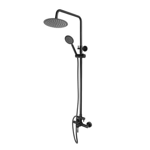 Душевая стойка Fixsen FX-9500B настенная цвет черный