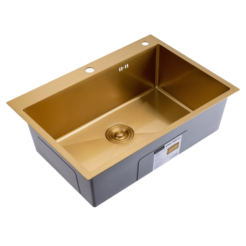 Кухонная мойка Splenka S703.7050.03 70х50 цвет золото поверхность матовая