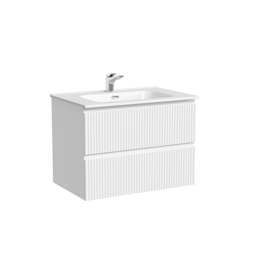 Тумба под раковину Sancos SNOB R SNR70W 70х40 подвесная цвет белый