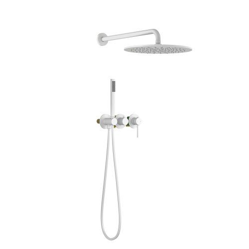 Душевая система Timo Saona SX-2349/16SM встраиваемая в стену цвет белый