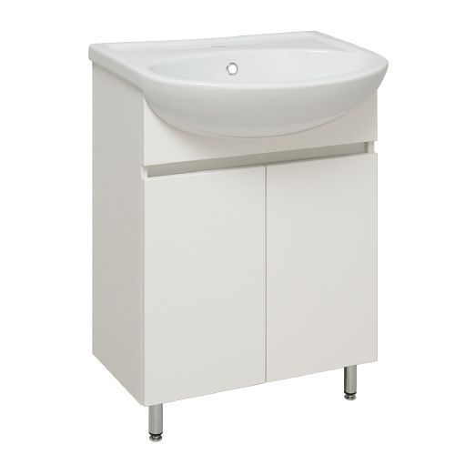 Тумба под раковину Runo ЛАДА 00-00001163 60х30 напольная цвет белый