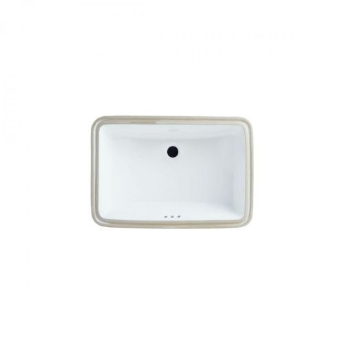 Раковина из сантехнического фарфора Bravat C22212W-ENG 60х40 встраиваемая цвет белый без отверстий под смеситель