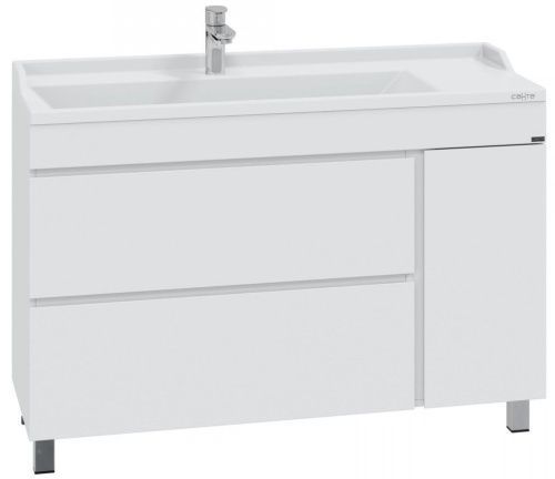 Тумба под раковину СанТа Марс 700254 120х50 напольная цвет белый