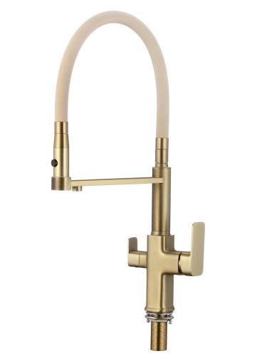 Смеситель для кухни Savol S-L1809C-12 на столешницу бронза
