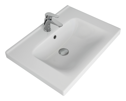 Раковина мебельная керамическая Dreja Harmonia 65 640214 70х50 накладная цвет белый