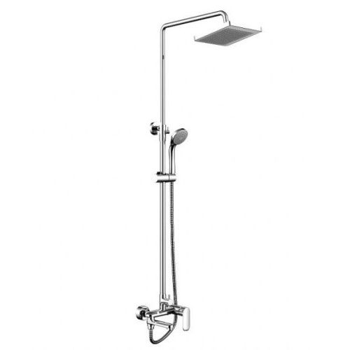 Душевая стойка Bravat Opal F6125183CP-A-RUS настенная цвет хром