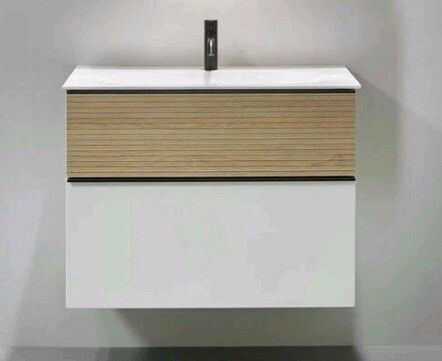 Тумба под раковину Burgbad Fiumo SFXN 102 F3956 FOT45 G0200 100х50 подвесная цвет белый