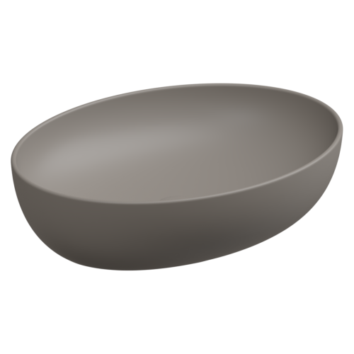 Раковина керамическая GSG Ceramic Design Easy EALAVOV55030 60х40 накладная цвет бежевый без отверстий под смеситель