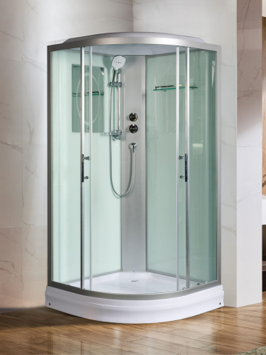 Душевая кабина WeltWasser WW500 10000003227 100х100 четверть круга с крышей ориентация универсальная