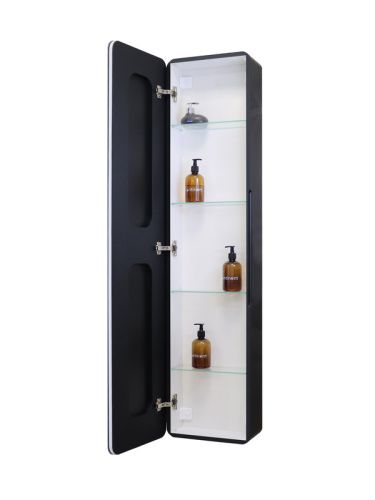 Зеркало-шкаф Continent Eltoro Black МВК112 40х160 подвесной