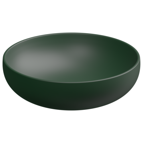 Раковина керамическая GSG Ceramic Design Easy EALAVRO45036 50х50 накладная цвет зеленый без отверстий под смеситель