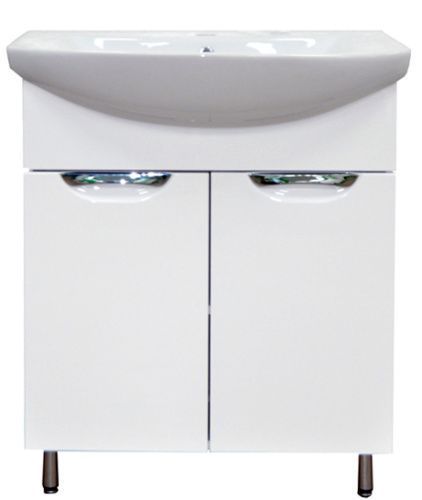 Тумба с раковиной Loranto Стиль CS00067858 70х30 напольная цвет белый