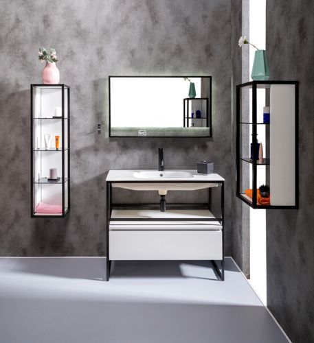 Тумба Armadi Art Loft 894-100-W 98х48х29 подвесная цвет белый