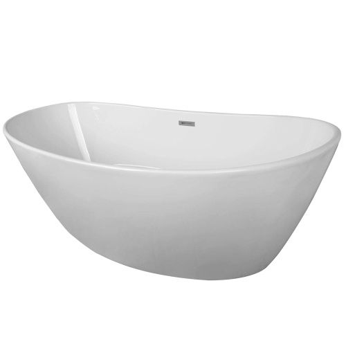 Ванна акриловая Azario EASTON AZ-1337 180х80 отдельностоящая овальная с каркасом