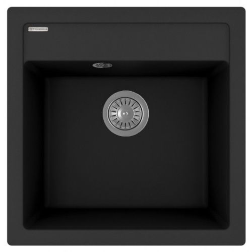 Кухонная мойка Florentina Липси 510 20.450.C0510.208 50х50 цвет черный поверхность матовая