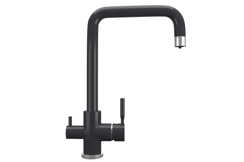 Смеситель для кухни Ulgran Quartz UQ-026-09 на мойку черный
