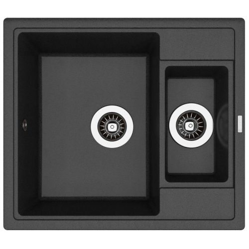 Кухонная мойка Florentina Липси 620_К 20.465.D0620.302 60х50 цвет черный поверхность матовая