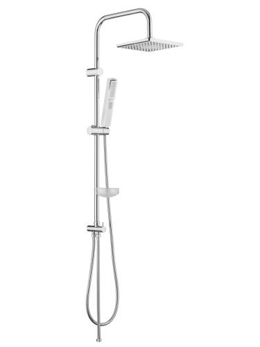 Душевая стойка Agger Fresh S001cr настенная цвет хром