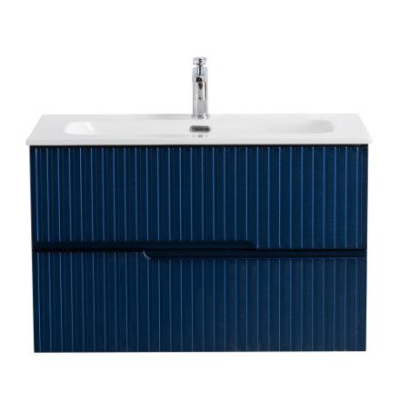 Тумба под раковину Cezares DUET DUET-N-800-2C-SO-SPF-P 80х50 подвесная цвет синий