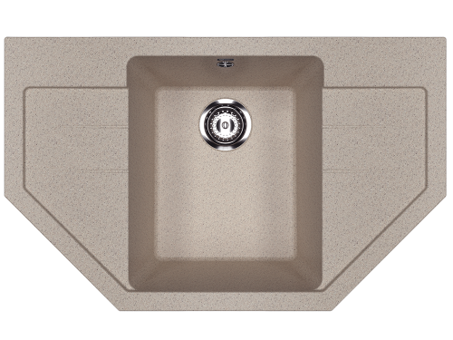 Кухонная мойка Ulgran Classic U-609-302 80х50 цвет бежевый