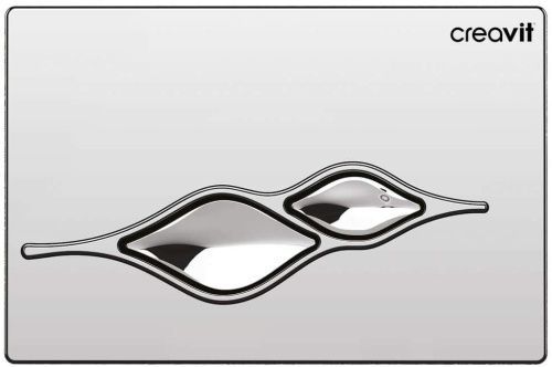 Клавиша смыва механическая Creavit GP1004.00 цвет хром