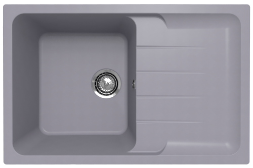 Кухонная мойка Ulgran Quartz Gerda 780-05 80х50 цвет серый