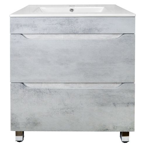 Тумба с раковиной Loranto Florena CS00086990 60х50 напольная цвет серый