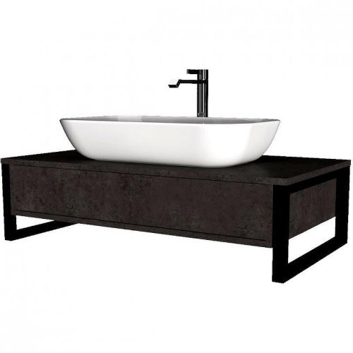 Тумба под раковину 1MarKa Grunge Loft У85849 90х50 подвесная цвет серый