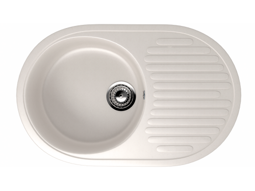 Кухонная мойка Ulgran Classic U-107-331 75х45 цвет белый