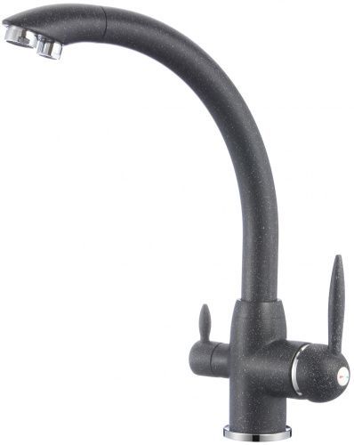 Смеситель для кухни Savol S-L1699H на столешницу черный