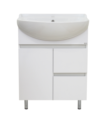 Тумба под раковину Misty Амур Э-Аму01060-0111Я 60х30 напольная цвет белый