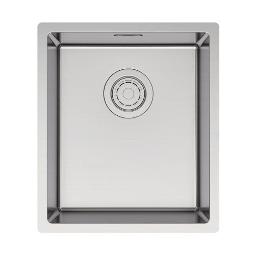 Кухонная мойка Paulmark LASSAN 38 UNI LA38-BS 40х35 цвет нержавеющая сталь поверхность брашированная