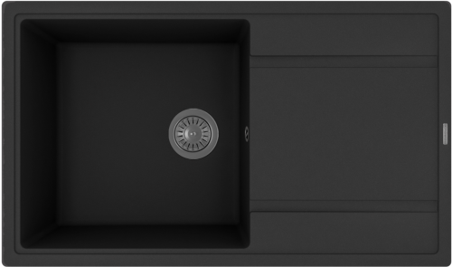 Кухонная мойка Florentina Липси 860 20.130.D0860.208 85х50 цвет черный поверхность матовая