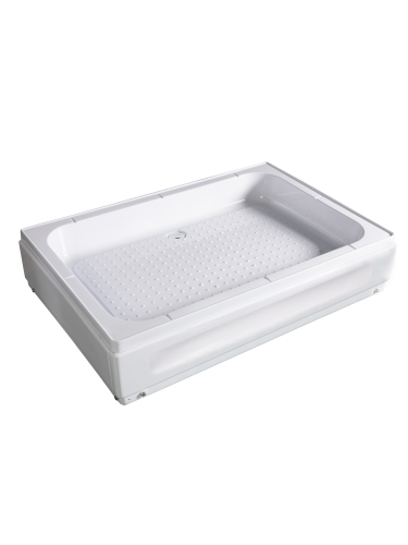 Душевой поддон акриловый Wemor 10000000259 120х80 белый с каркасом