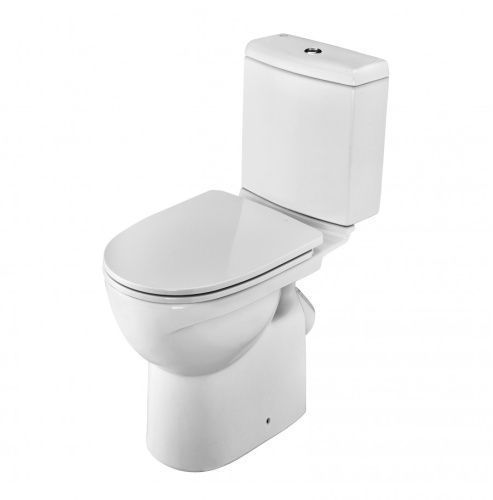 Унитаз-компакт напольный с бачком Santek Юнион 1WH302420 белый с сиденьем микролифт каскадный смыв