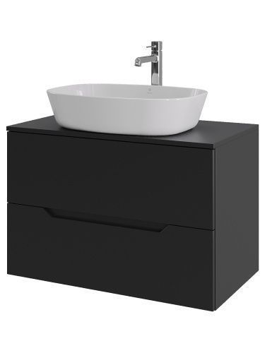 Тумба с раковиной Orange Line Li-80TubMDF+B08-500W 80х50